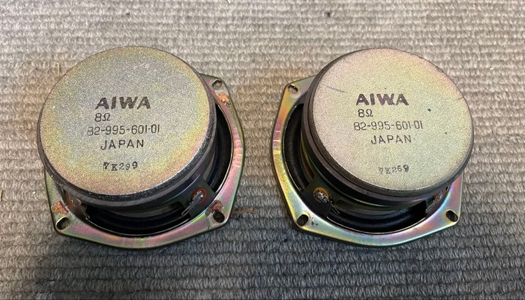 AIWA フルレンジスピーカー 12cm アイデンOEM ペア