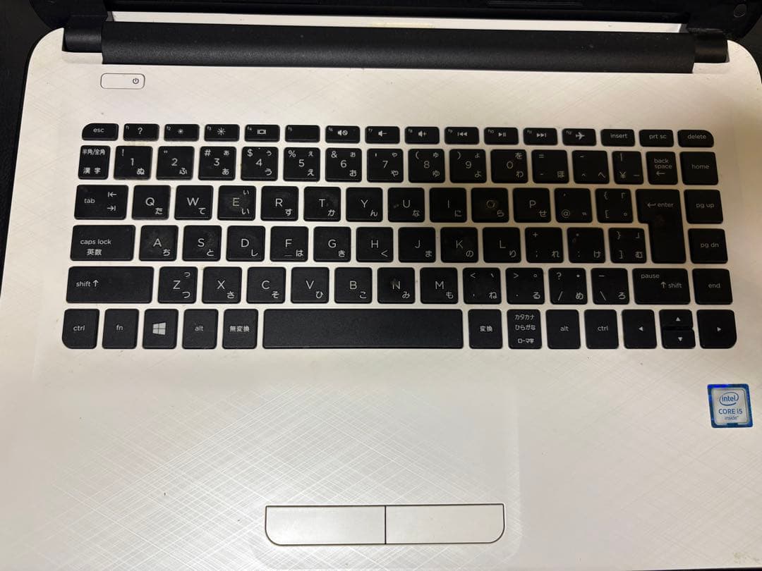 HP ノートPC ホワイト (ACアダプター付き)