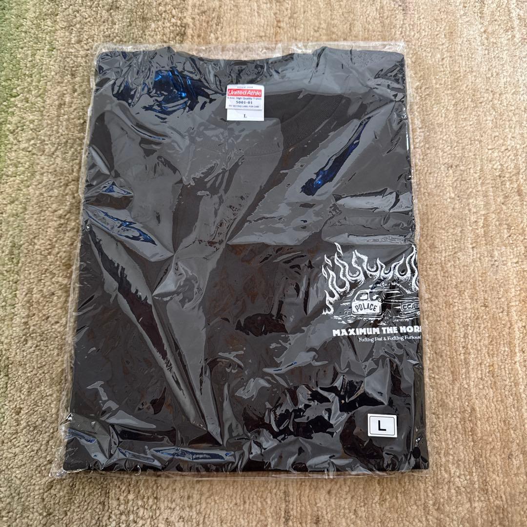 【新品未使用】マキシマムザホルモン　爆走炭黒エディション Tシャツ