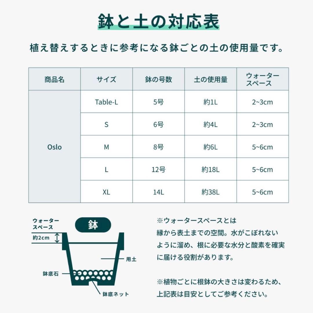 北欧ecopods Oslo 12号 受け皿付き 大型鉢 鉢カバー モルタル風