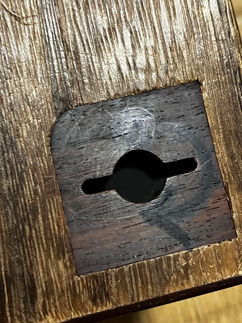 箏セット　紫檀巻　すだれ彫　送料込み