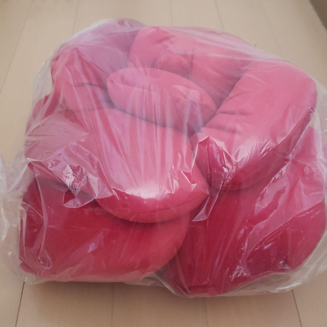 薔薇のクッション pinkred