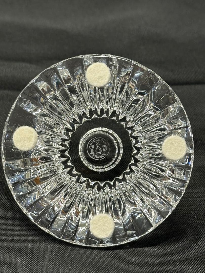【USED美品】Baccarat マッセナ　キャンドル立て　キャンセルホルダー