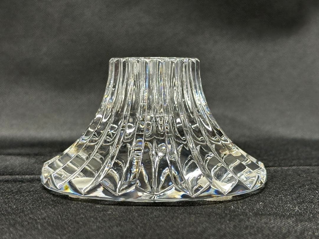 【USED美品】Baccarat マッセナ　キャンドル立て　キャンセルホルダー