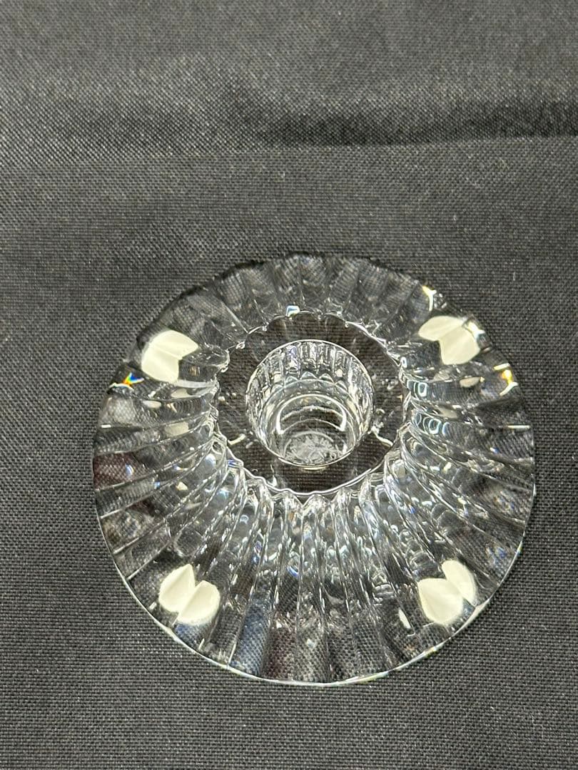【USED美品】Baccarat マッセナ　キャンドル立て　キャンセルホルダー