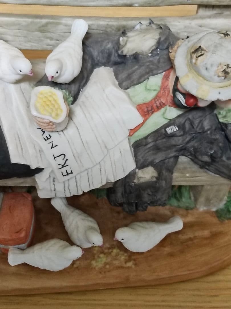 ピエロ　陶磁器製　フィギュア　フランブロ社　Frambro社