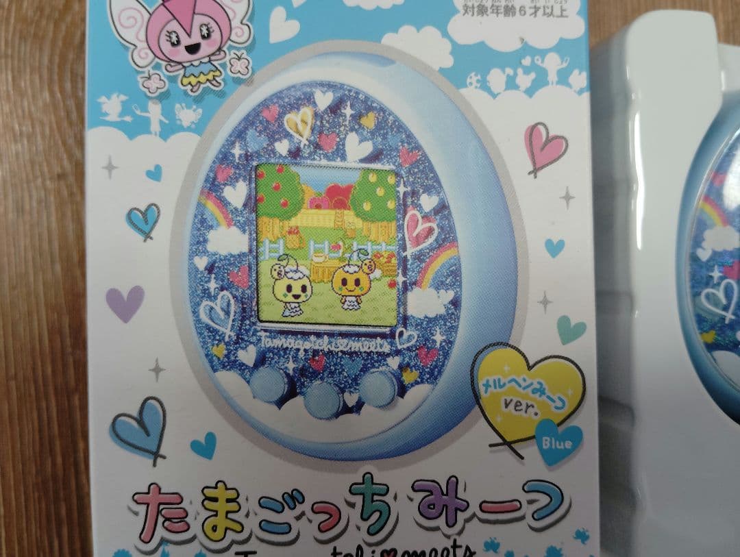 【美品】たまごっちみーつ ブルー(ケース＆電池付き)