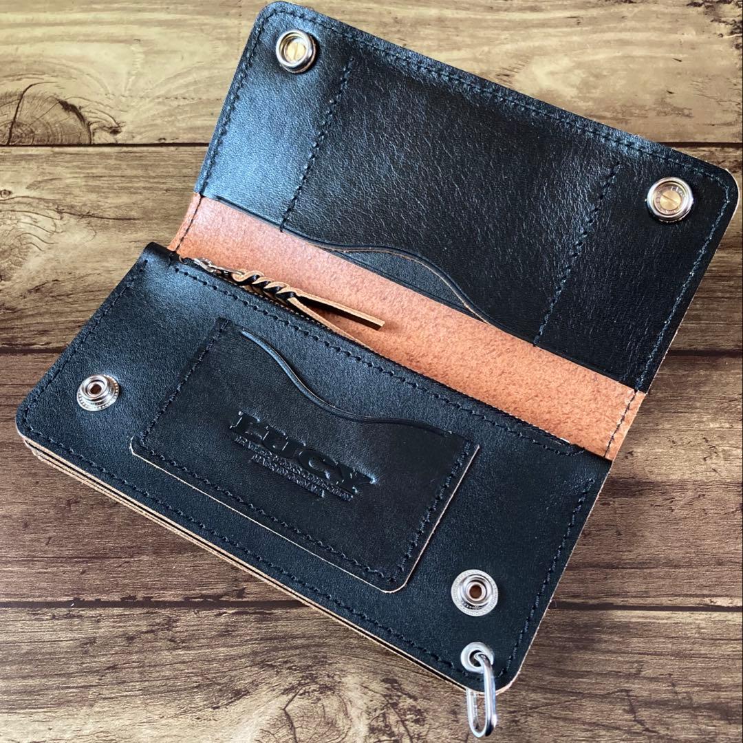 【たけ】トラッカーウォレット 新喜皮革 ホースハイド アポロコンチョ