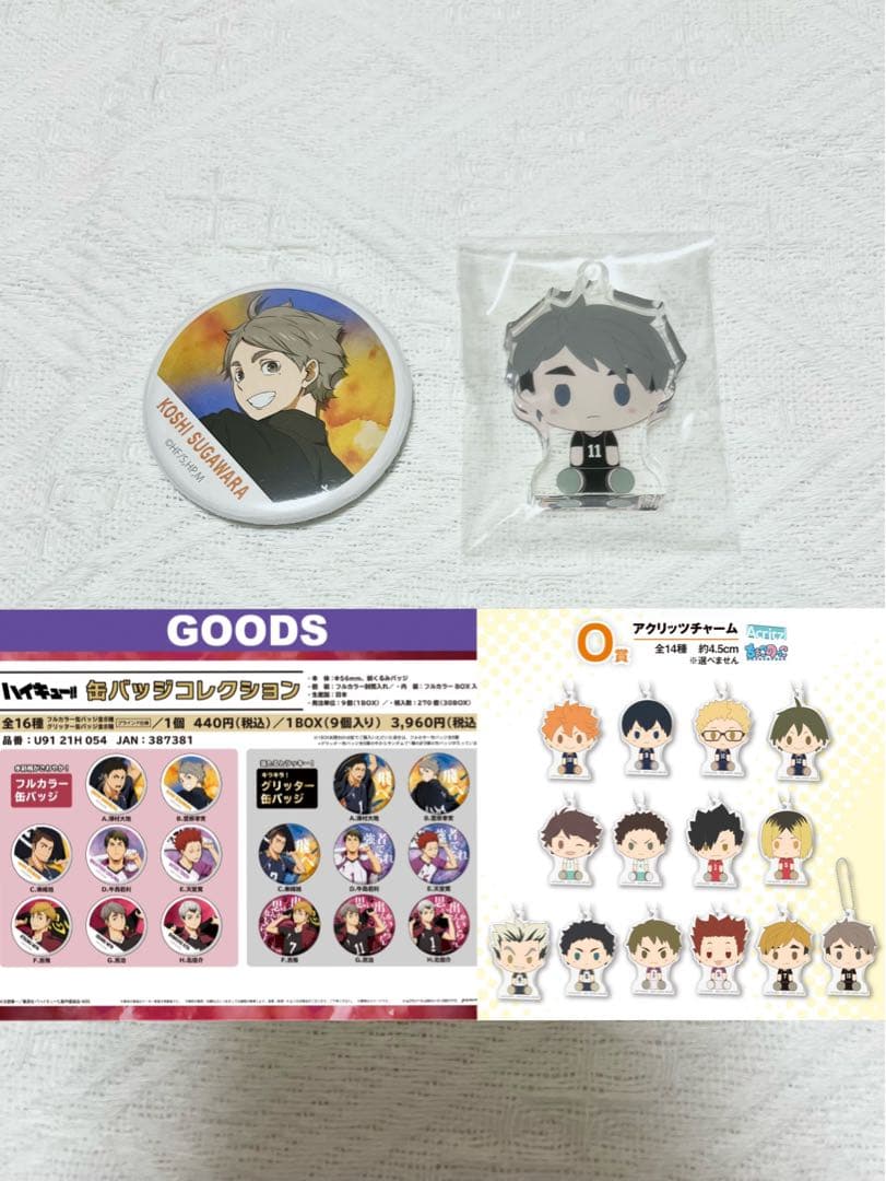 ハイキュー!! グッズ 59点セット まとめ売り バラ売り可 くら寿司 缶バッジ