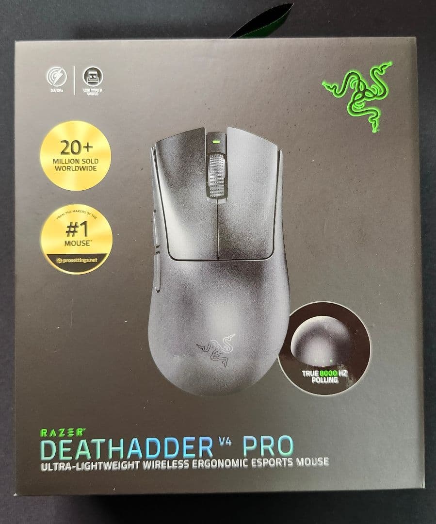 Razer DeathAdder V4 Pro ワイヤレスマウス+マウスソール