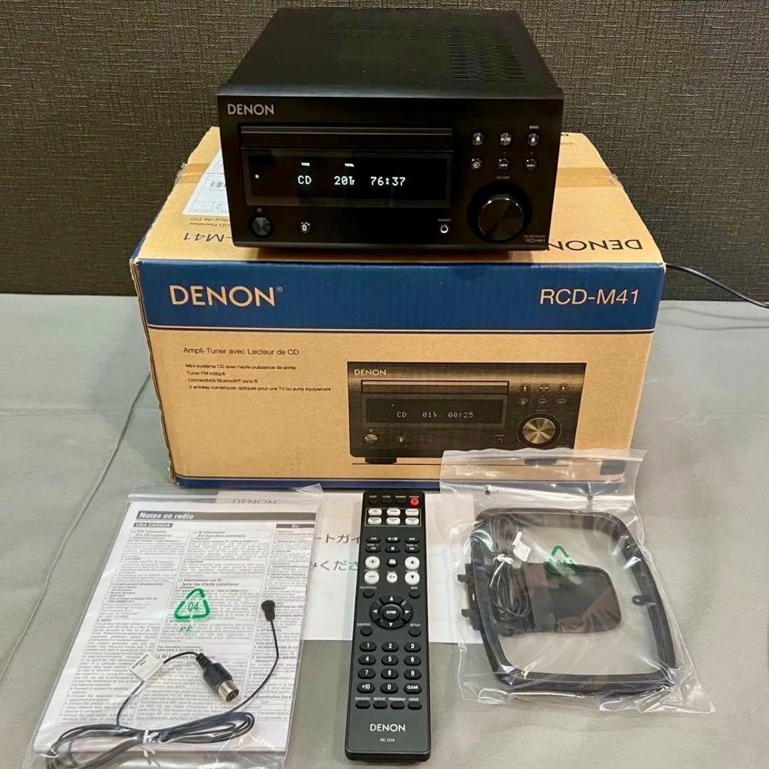 【超美品】 DENON デノン 『RCD-M41』 CDレシーバー 未使用に近い