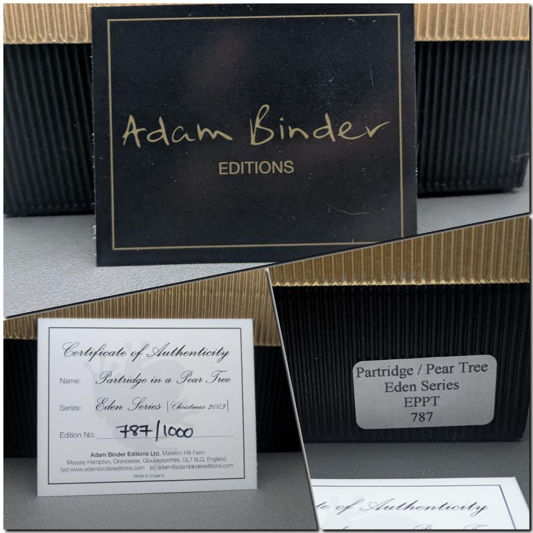 英国 アダムバインダー Editions エデンシリーズ 2003 ヤマウズラ