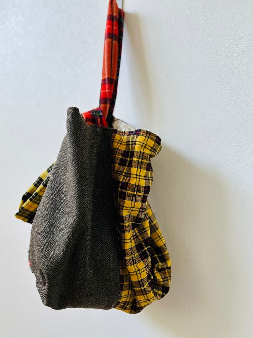 ∴●///『大っきな2wayリバーシブルチェッカーズBAG』