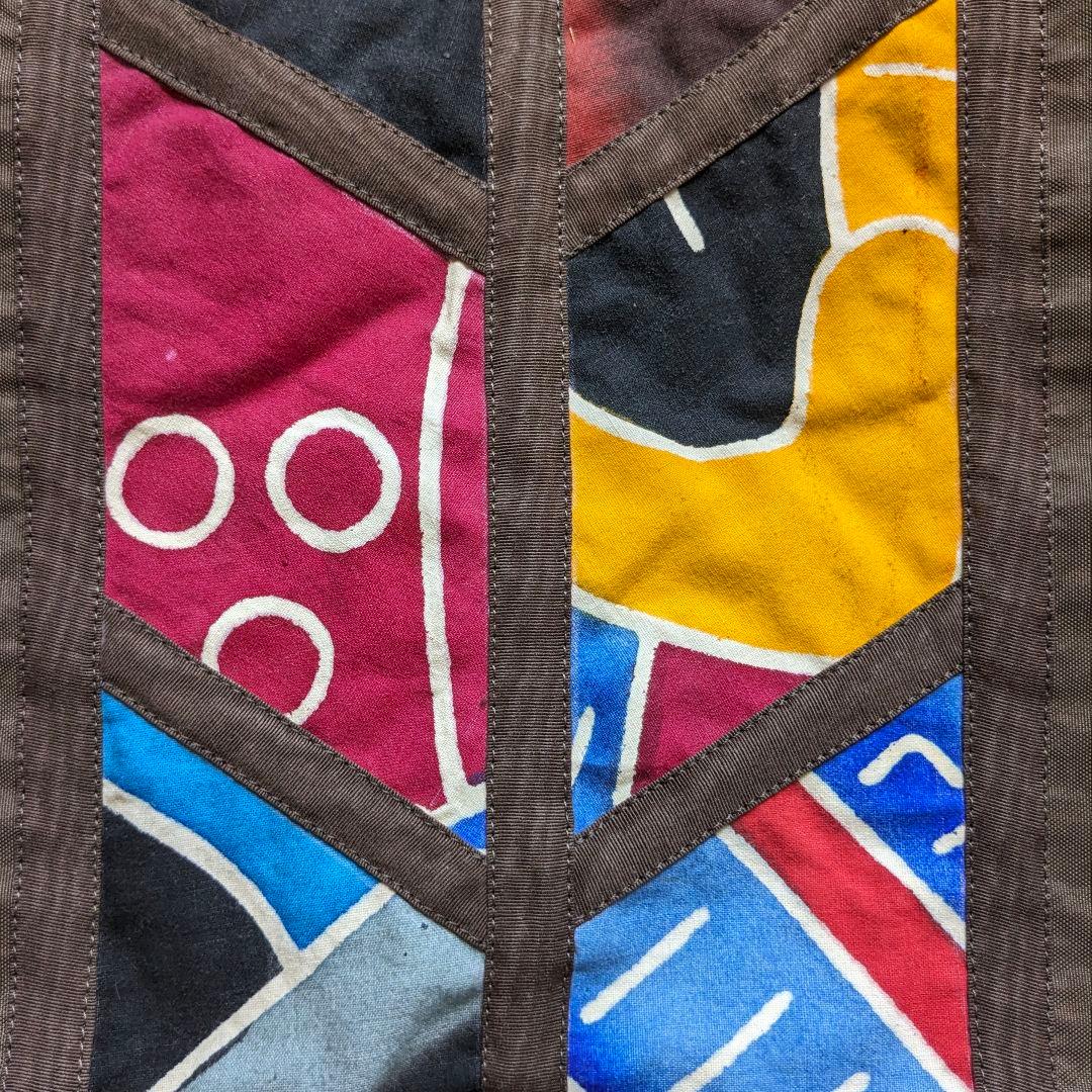 手提げバッグ 武者のぼり旗リメイク パッチワーク