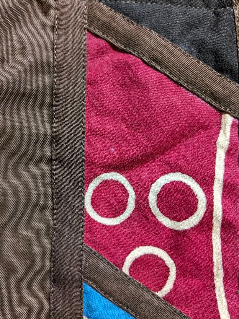 手提げバッグ 武者のぼり旗リメイク パッチワーク