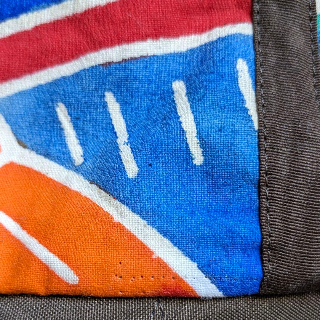 手提げバッグ 武者のぼり旗リメイク パッチワーク