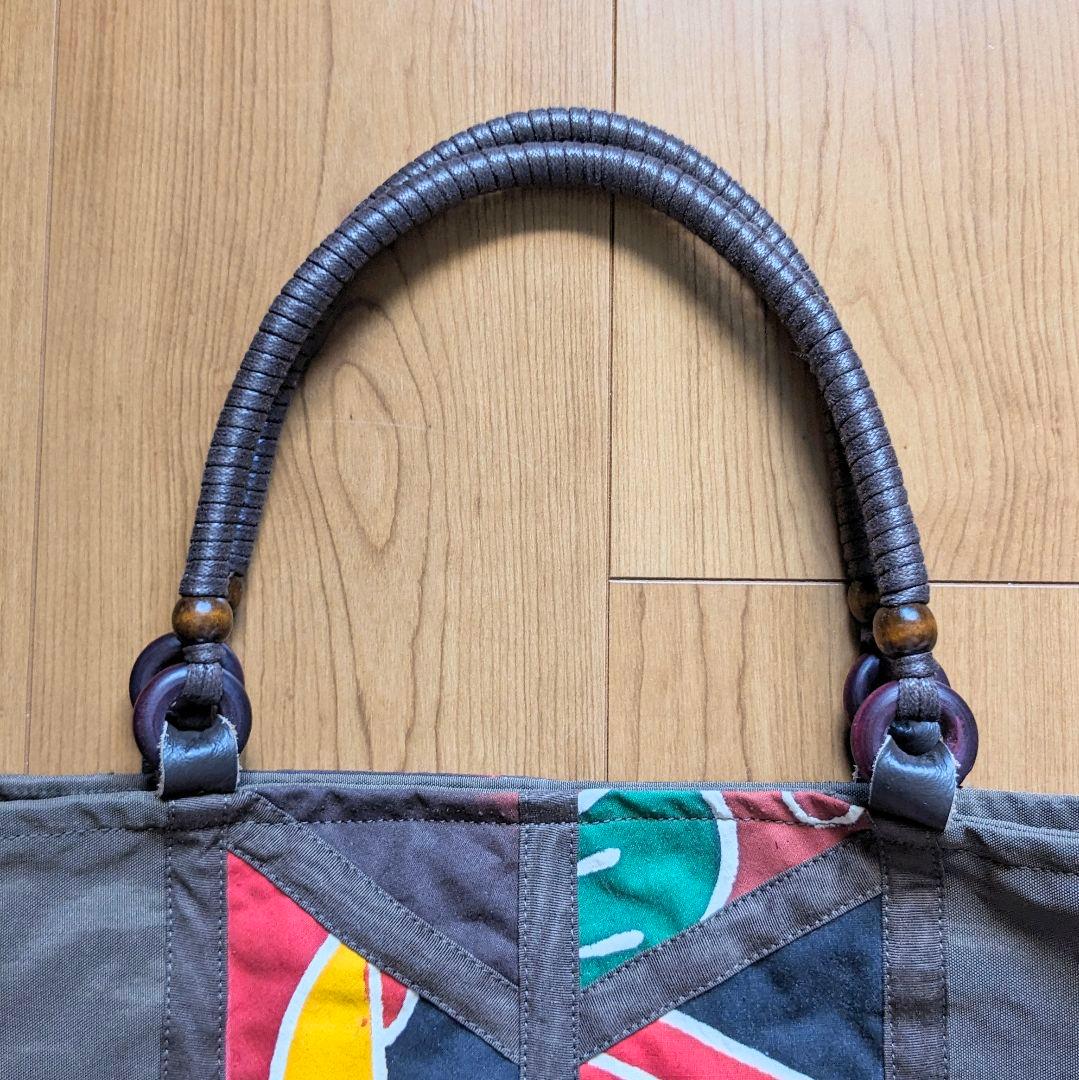 手提げバッグ 武者のぼり旗リメイク パッチワーク