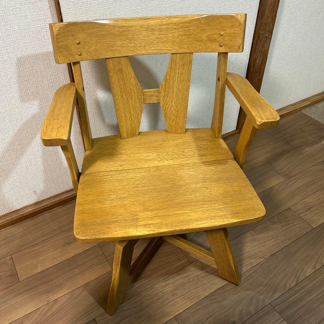 ★激レアヴィンテージ★ 東洋ファニチャー チェア　木製　回転式　椅子　Toyo