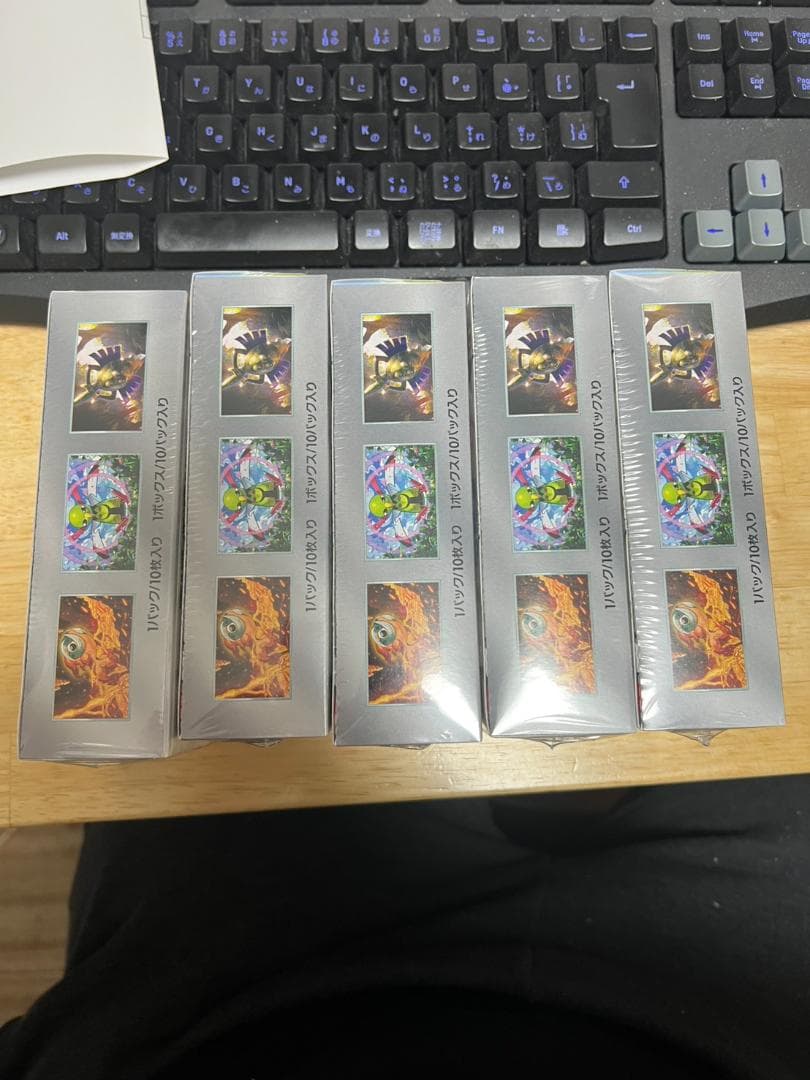 シュリンク付き ポケモンカード テラスタルフェスex 5box 新品未開封