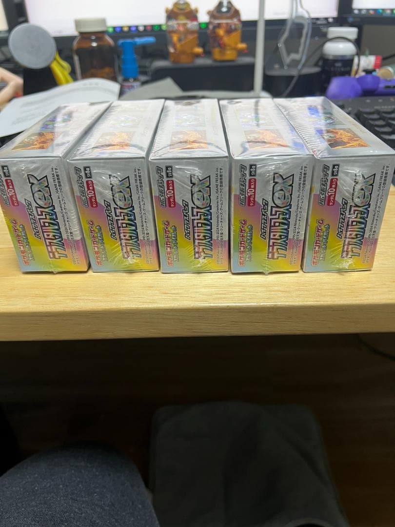 シュリンク付き ポケモンカード テラスタルフェスex 5box 新品未開封