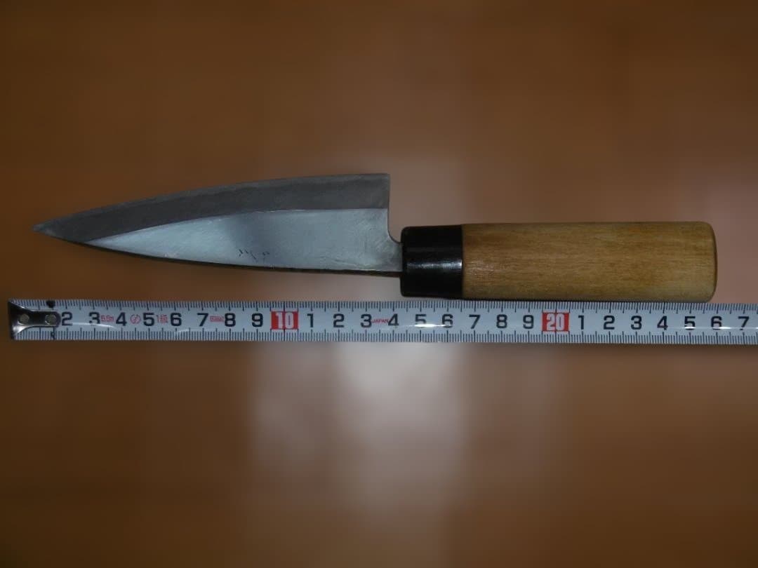 出刃包丁 木製ハンドル 約25cm ( 小出刃）
