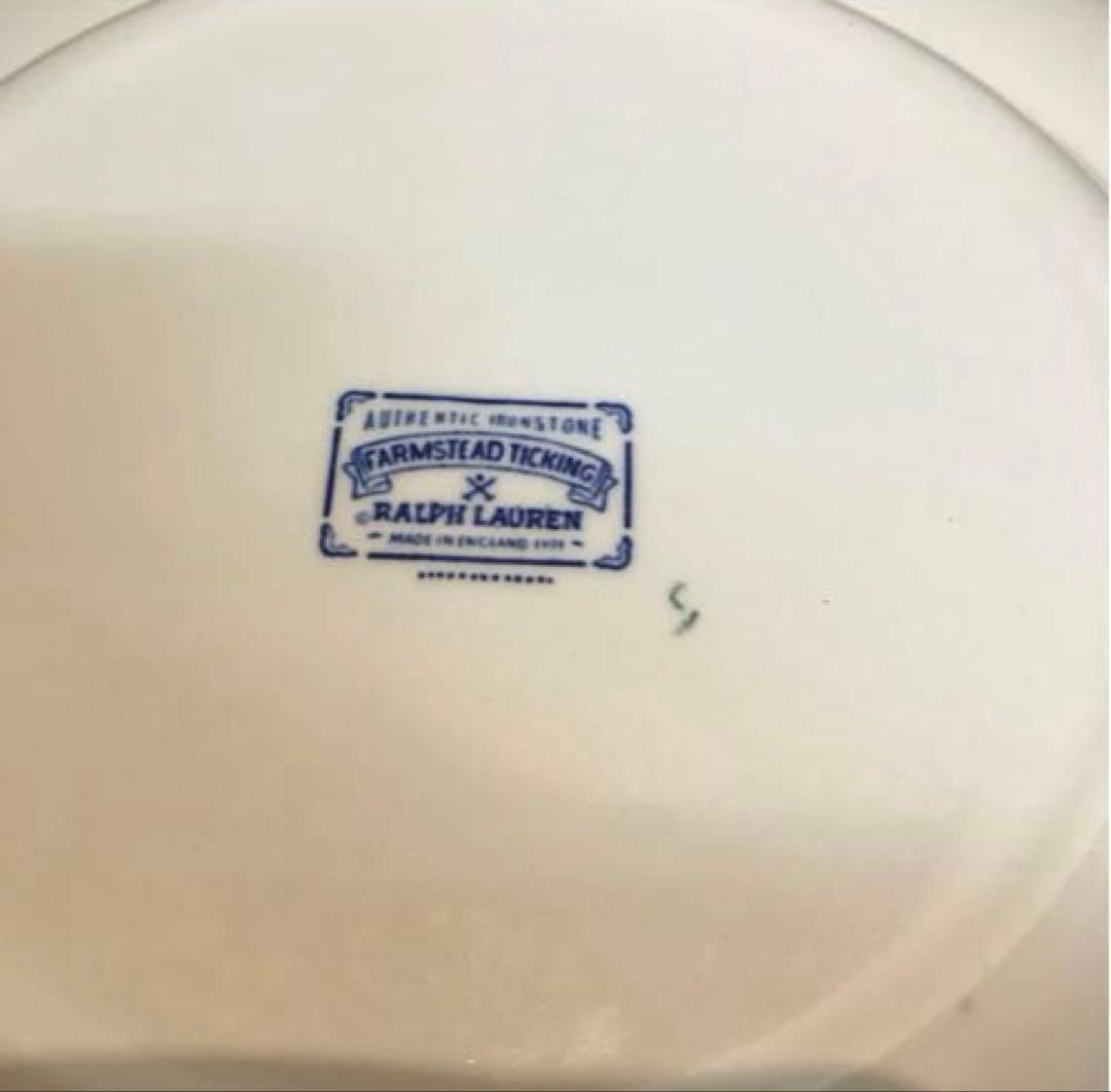 美品　イギリス製　RALPH LAUREN ウエッジウッド社別注　プレート