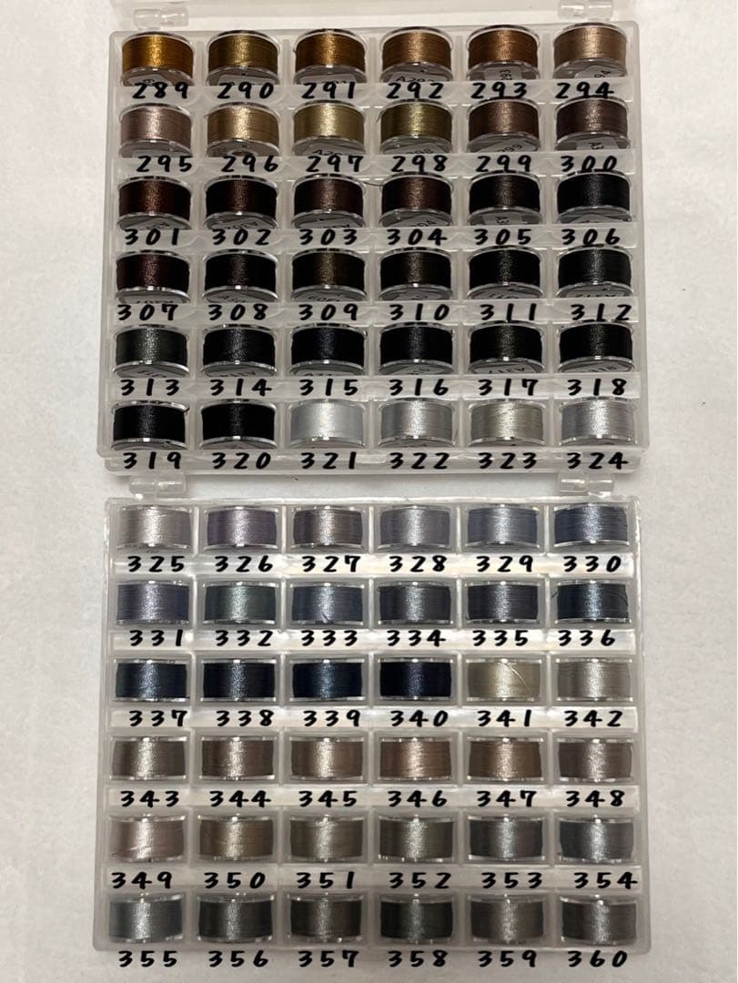 推しぬい 刺繍糸サンプル一覧 ②