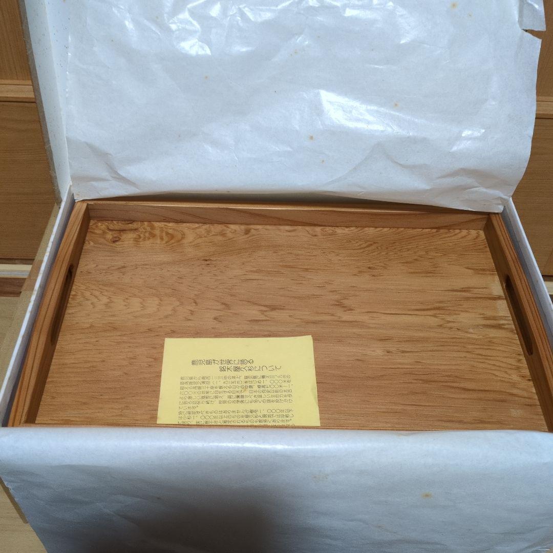 屋久杉角盆トレー希少高級品