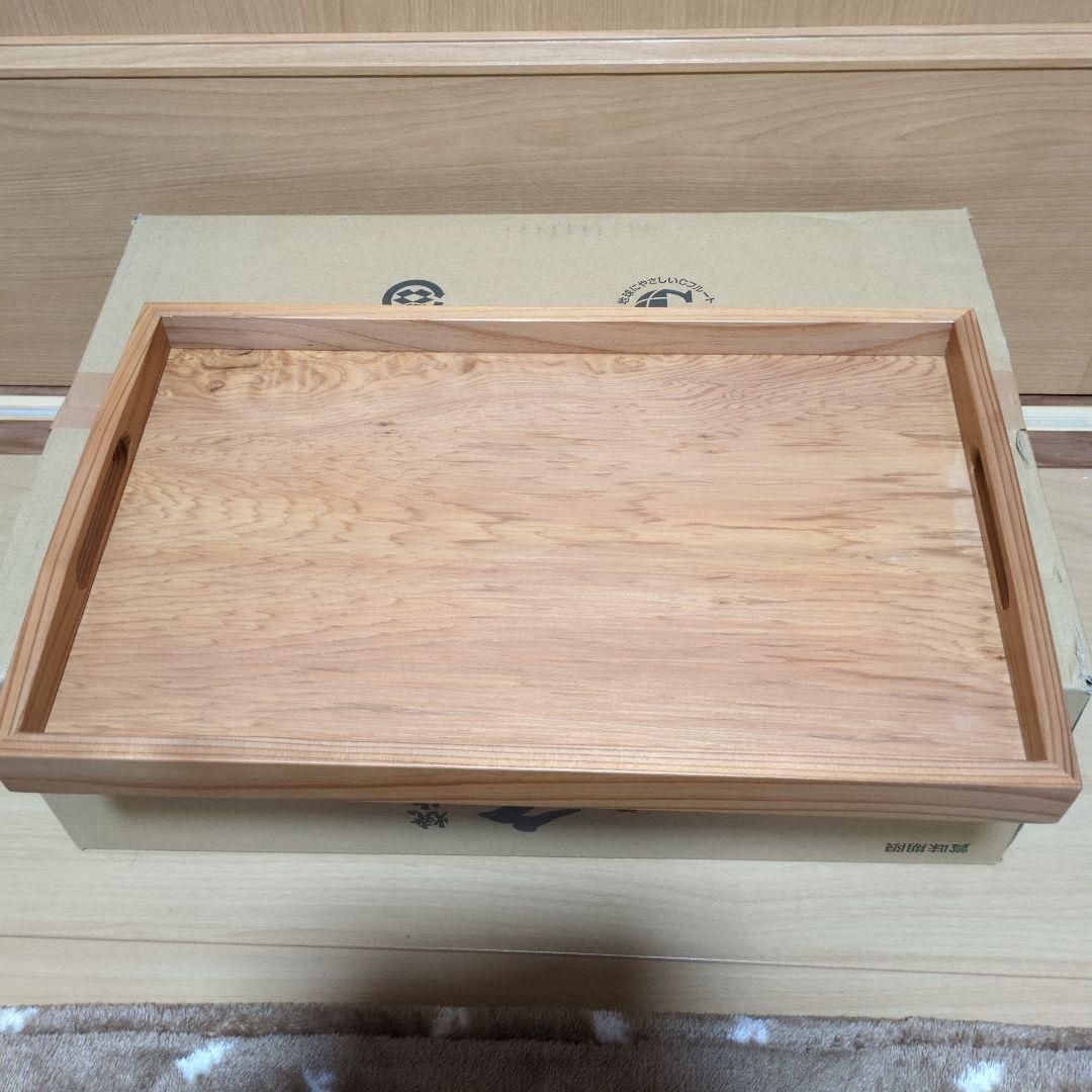 屋久杉角盆トレー希少高級品