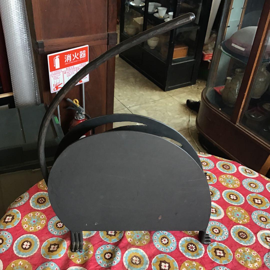 猫 金属　ファイヤーツール　薪ストーブ　ハンドメイド 火かき棒　特注品