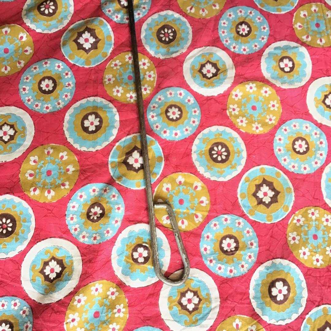 猫 金属　ファイヤーツール　薪ストーブ　ハンドメイド 火かき棒　特注品