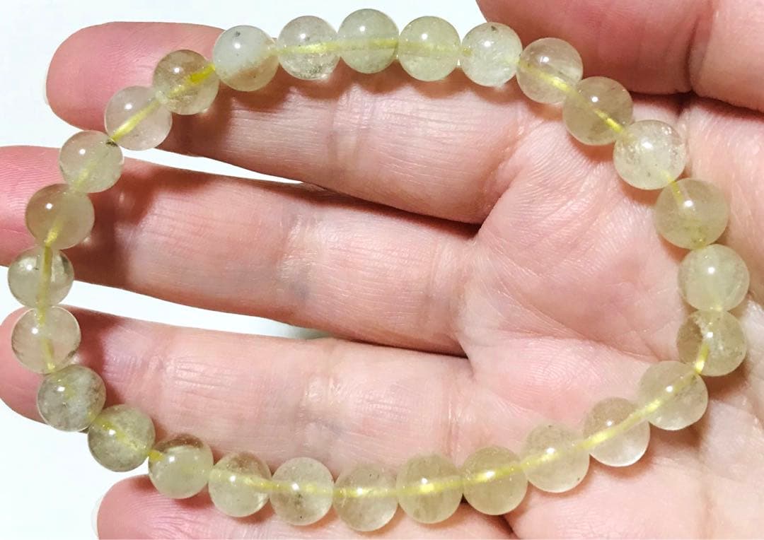 リビアングラス　ブレスレット　リビアングラス