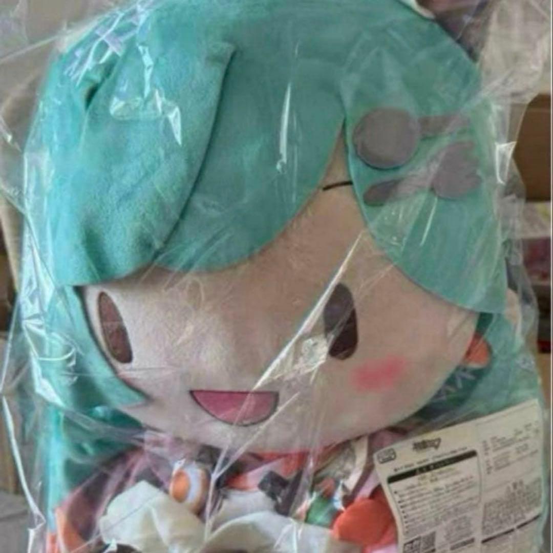 雪ミク2024 ふわぷち どでかジャンボぬいぐるみ　ボカロ　初音ミク