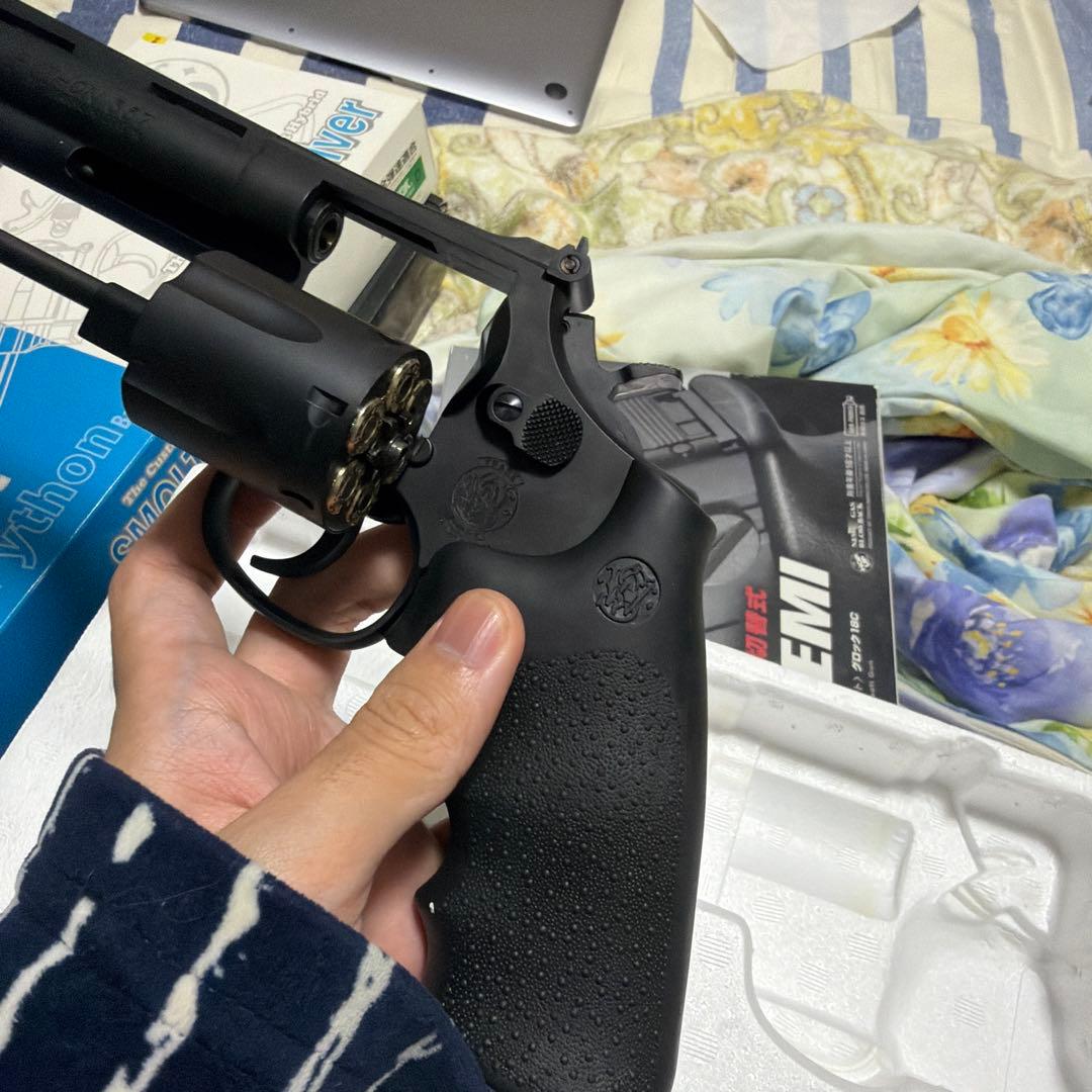 タナカ　6インチ　Python ガスガン ブラック