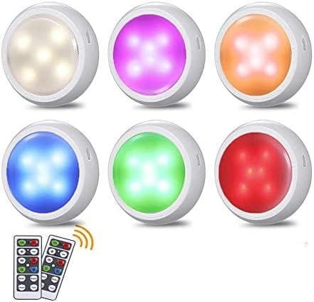 電池式キッチンライト 照明LED RGB16色