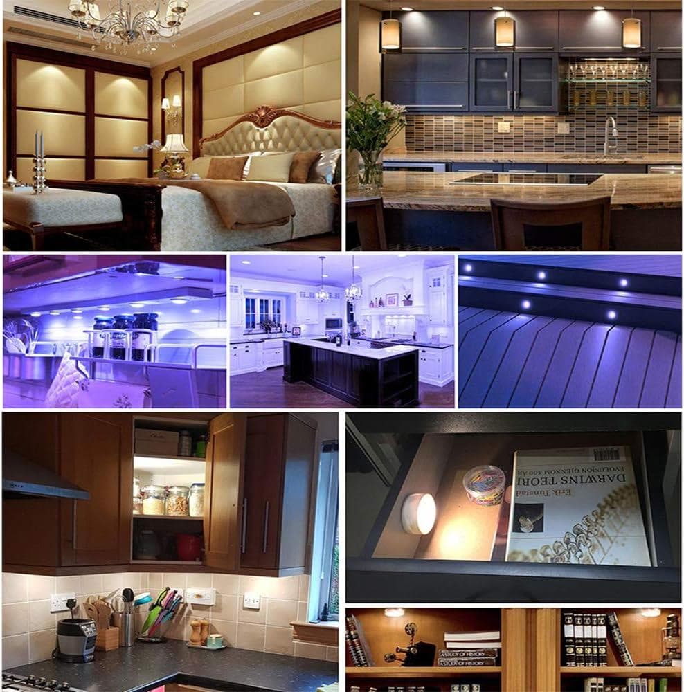 電池式キッチンライト 照明LED RGB16色