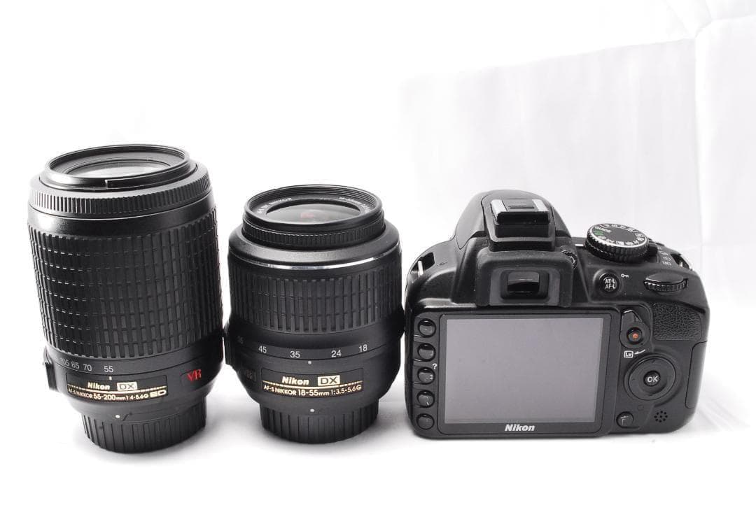 カメラデビューセット❤️Nikon D3100 ダブルレンズ 初心者 入門機