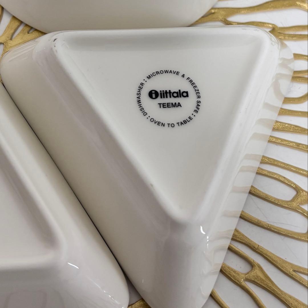  イッタラ　丸型・三角型皿 5枚セット