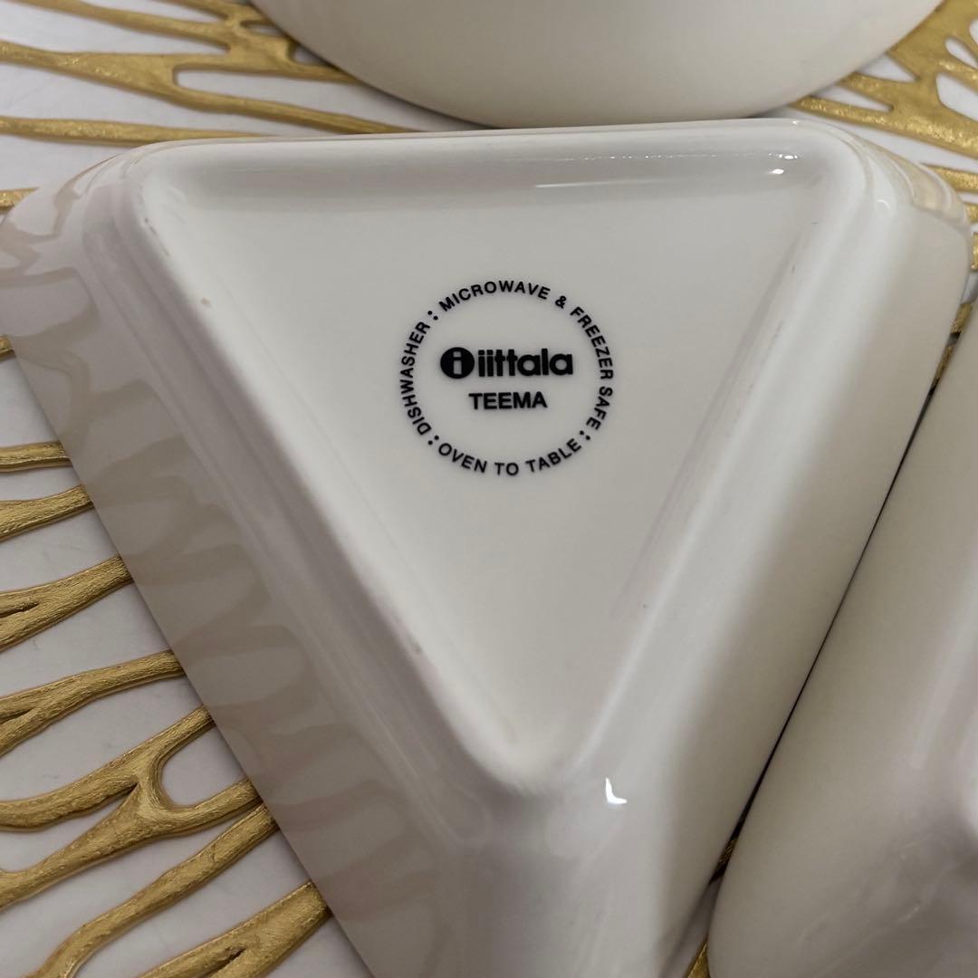  イッタラ　丸型・三角型皿 5枚セット