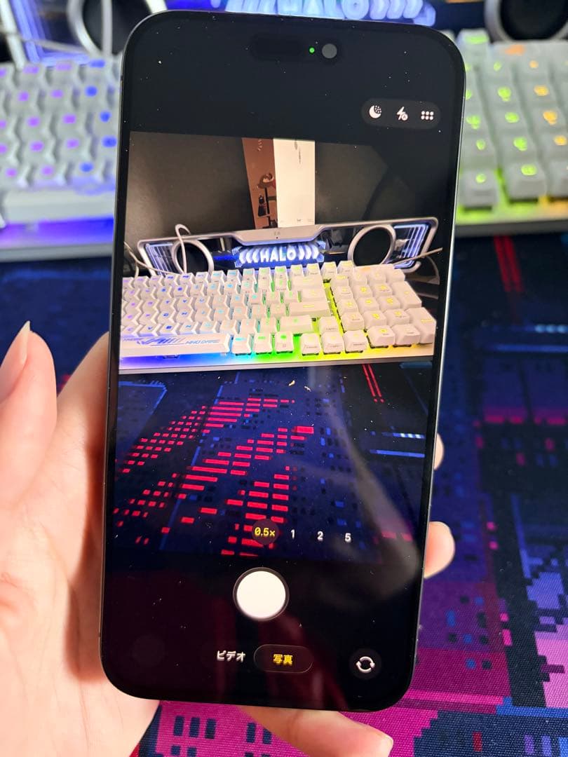 極美品iPhone15Promax 256GB/US/100%/simフリ