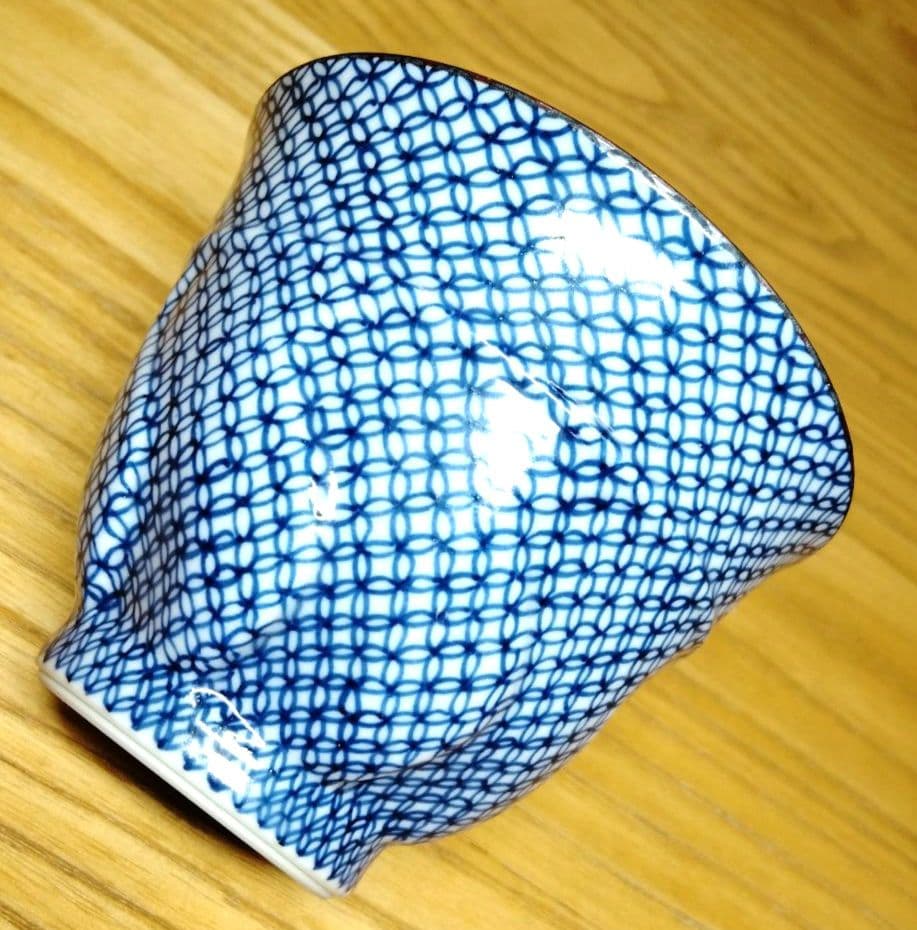 ☆ 平安孝峰 京焼 超絶七宝文湯呑