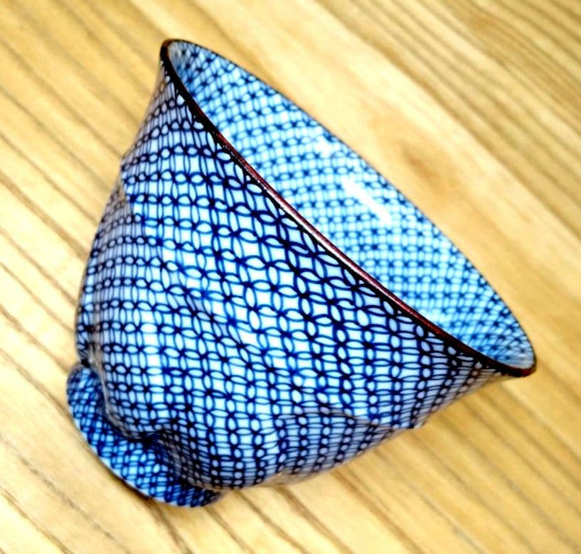 ☆ 平安孝峰 京焼 超絶七宝文湯呑