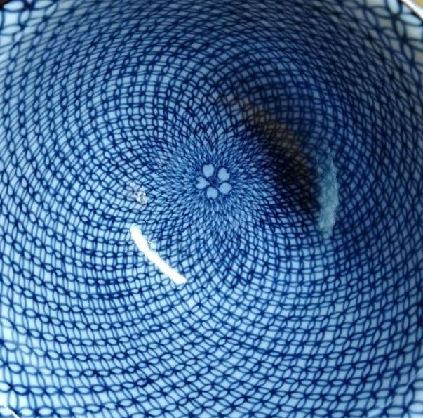 ☆ 平安孝峰 京焼 超絶七宝文湯呑