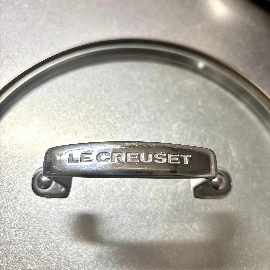 LE CREUSET ステンレス 蒸し器 スチーマー 直径22cm ガラスフタ付