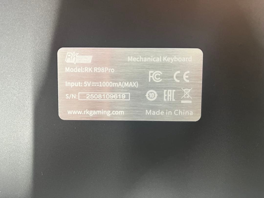 RK  KLUDGE R98 Pro メカニカルキーボード
