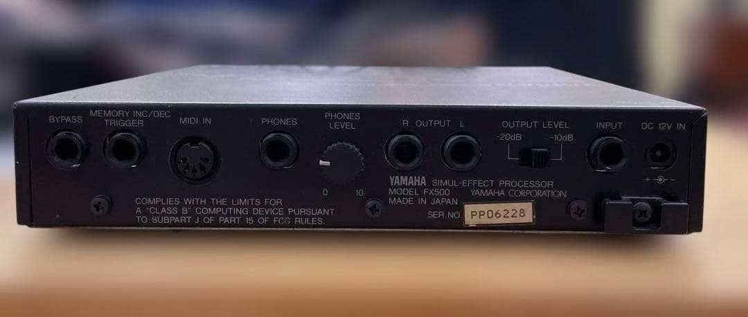 YAMAHA FX500 名機 90s マルチエフェクター 完動品 付属品完備