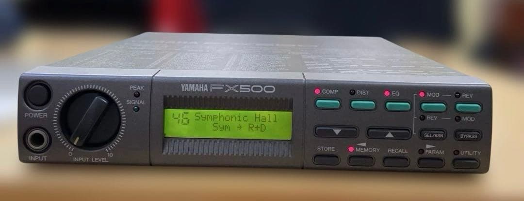YAMAHA FX500 名機 90s マルチエフェクター 完動品 付属品完備