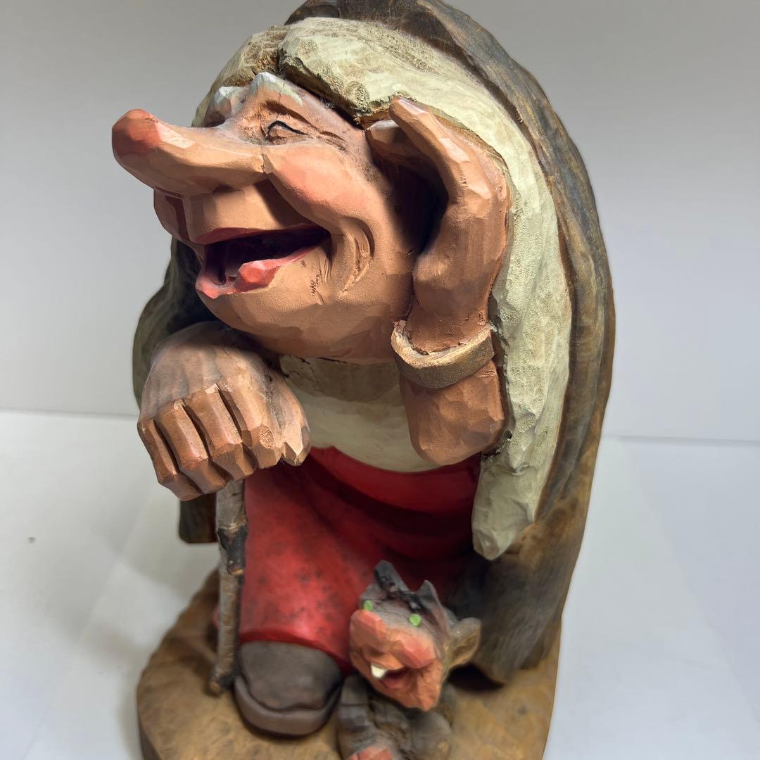 ノルウェー　ヘニング　トロール人形　高さ約33㎝　東Y8-0217⑤