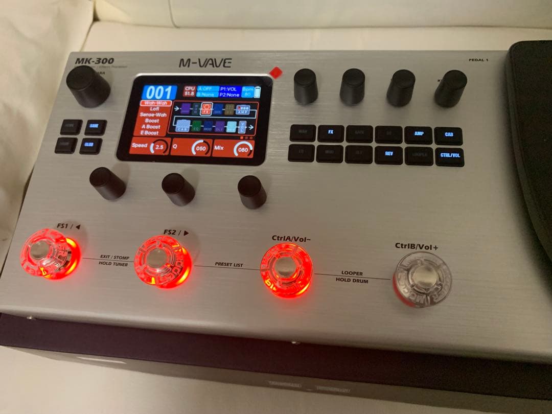 【ほぼ未使用】M-VAVE MK-300 マルチエフェクター