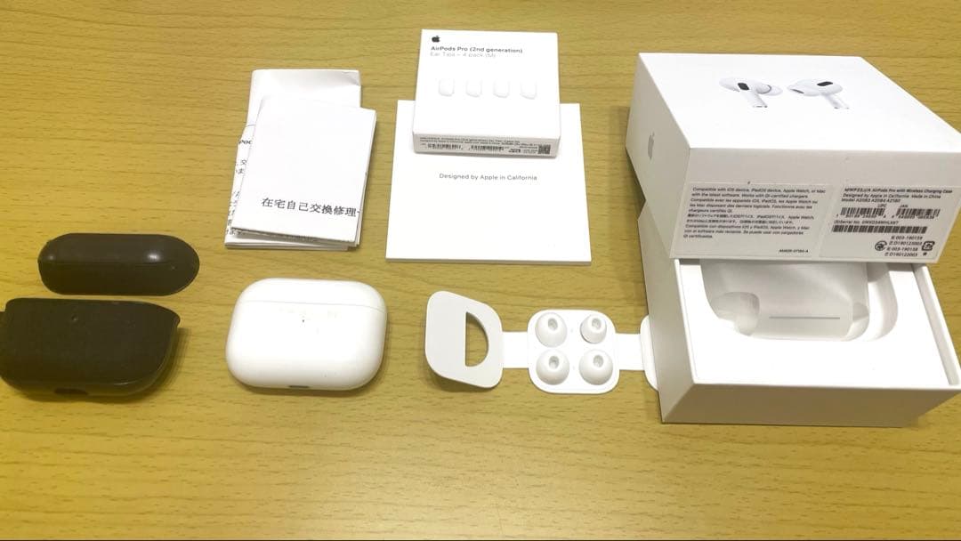 【付属品完備】AirPodspro第一世代　ホワイト 充電ケース付き